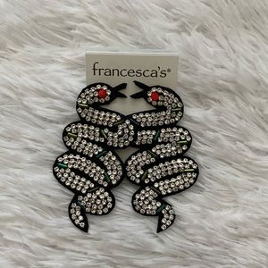 Brand new snake earrings